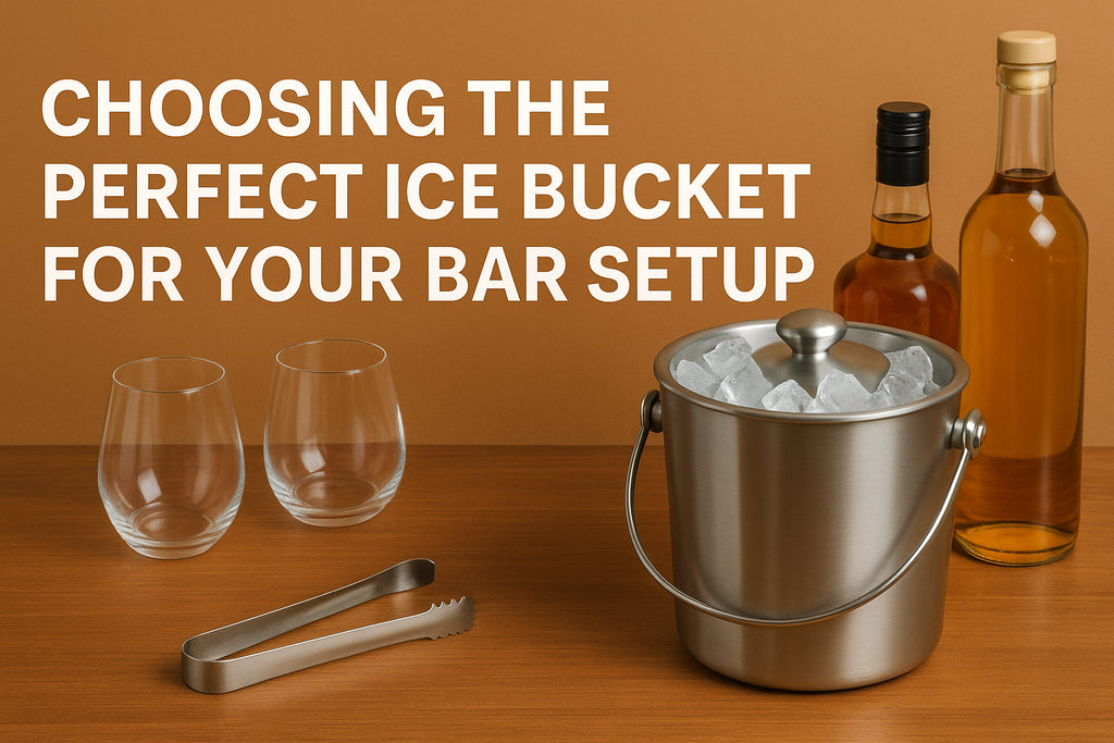 Choosing the Perfect Ice Bucket for Your Bar Setup