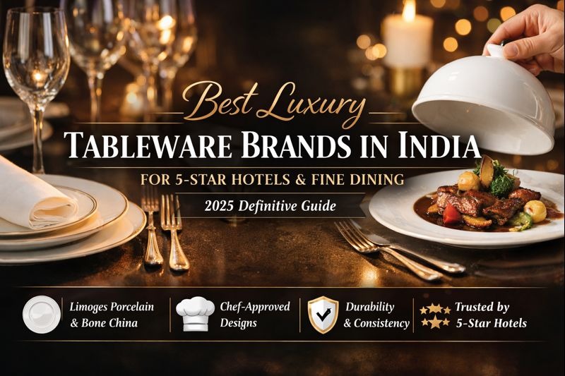 Best Luxury Tableware Brands for Premium Hotels & Fine Dining