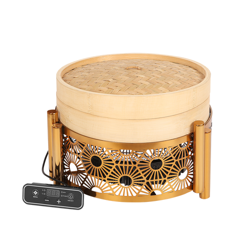 Makrey DimSum Station 14" (HEXA Cutting) w/Induction (Gold)