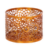 Makrey Stainless Steel Round Cut-Work Riser Set of 3 – Rose Gold Elevation
