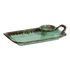 Green Reactive Glaze Ceramic Handled Platter – 3 Sizes