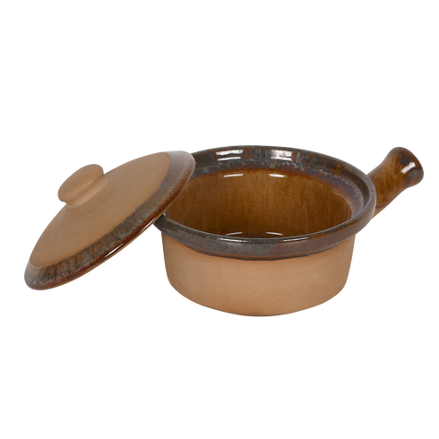 Red Clay FOSB w/ Lid & Handle