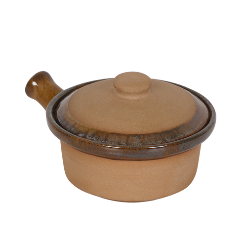 Red Clay FOSB w/ Lid & Handle