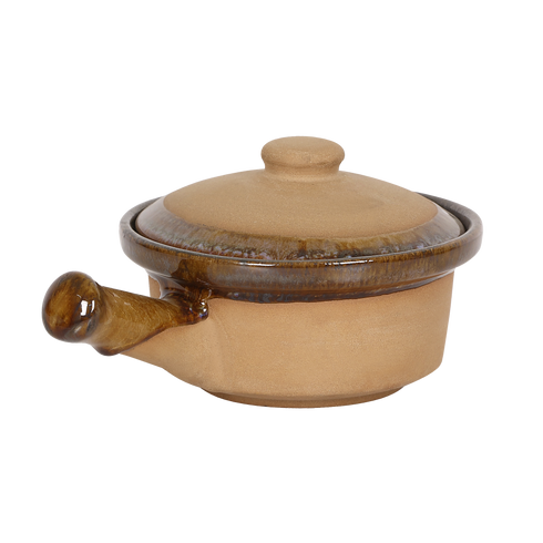 Red Clay FOSB w/ Lid & Handle