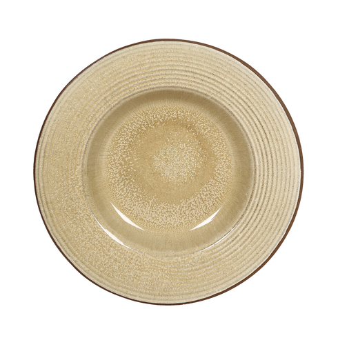 Red Clay Pasta Plate 10" (Beige Studio) 400ml