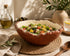 Red Clay Stone Bowl – Oval Deep, Broken-Edge Rim | 1500ML