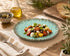 Ceramic Stone Plate 10" Broken Edge Green Glaze