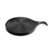 Makrey Ceramic Frypan-Shape Serving Platter – Matte Black | Handcrafted Skillet-Style Tray with Handle | Available in 8" & 12" | Rustic Serving Board for Bread, Appetizers & Tapas
