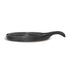 Makrey Ceramic Frypan-Shape Serving Platter – Matte Black | Handcrafted Skillet-Style Tray with Handle | Available in 8" & 12" | Rustic Serving Board for Bread, Appetizers & Tapas