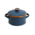 Ceramic Casserole w/ 2Hdls/Lid 4"–5"