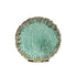 Ceramic Stone Plate 10" Broken Edge Green Glaze