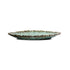 Ceramic Stone Plate 10" Broken Edge Green Glaze