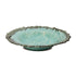 Ceramic Pasta Plate Broken Edge – Green Glaze