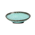 Makrey Ceramic Shallow Bowl 10.5" Hammered Green Glaze