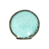 Makrey Ceramic Shallow Bowl 10.5" Hammered Green Glaze