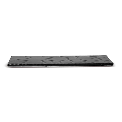 Ceramic Stone Slate Tile 12x6" Black Matt Finish