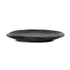 Ceramic Stone Dinner Plate 7.5" 12" Diplomat Black Matt