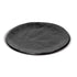 Ceramic Stone Dinner Plate 7.5" 12" Diplomat Black Matt
