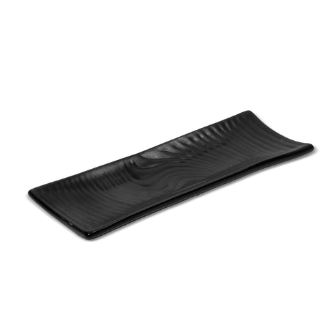 Cer Ceramic Wave Platter - Large, Textured Embossed Design | Handcrafted Wavy Edge Serving Platter | Decorative & Snack Serving Tray for Home & Restaurant