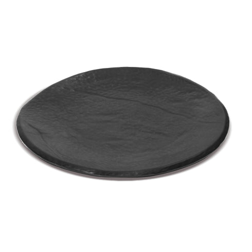 Ceramic Stoneware Plate Set of 5 – Urmi Black Matt Finish, 7", 8.5", 10", 12.5" & 13" | Handcrafted Dinnerware & Tableware Set for Home & Restaurant