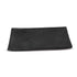 Black Matt Rectangular Ceramic Serving Platter 13x9" | Grooved Stoneware Tray with Depression Design – Ideal for Appetizers, Starters & Party Serving