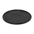 Black Matt Flat Ceramic Plate with Groove Design – (10" & 14") | Stoneware Serving Plate for Dining & Restaurant Use