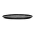 Black Matt Flat Ceramic Plate with Groove Design – (10" & 14") | Stoneware Serving Plate for Dining & Restaurant Use