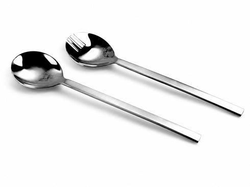 SS Salad Spoon-Fork Set MATT