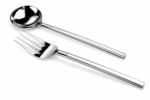 SS Salad Spoon-Fork Set SM-Pattern