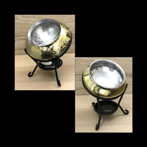 Brass Kulcha Channa Handi SLIM
