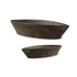 Ceramic Pointed Boat Metallic