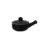 Ceramic French Onion Soup Bowl (S) w/Lid/Hdl Blk Matt