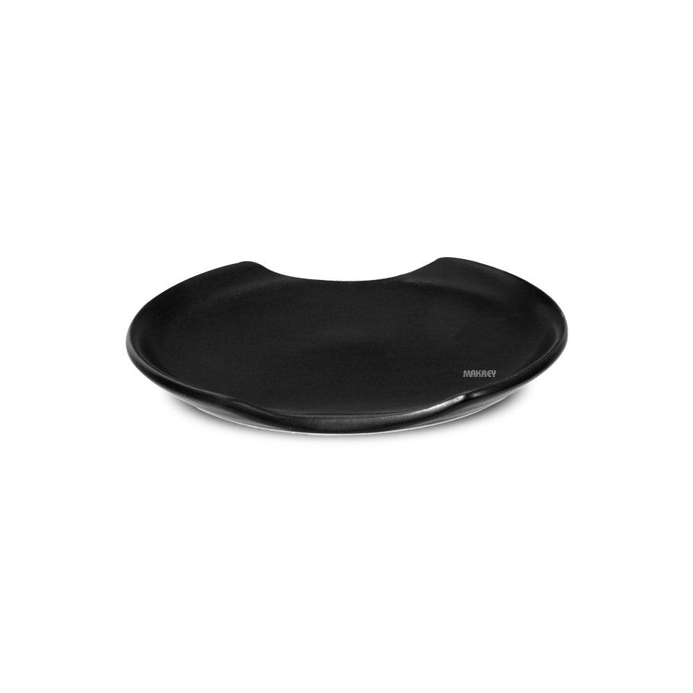 Ceramic Cut Plate Black Shiny