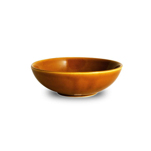 Ceramic Portion Bowl Shallow Honey