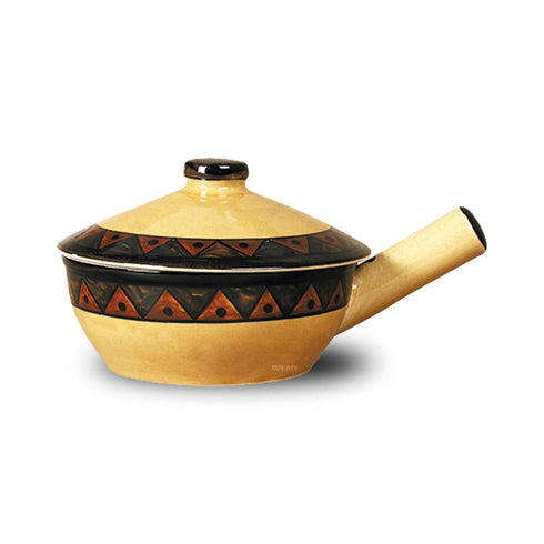 Ceramic Biryani Pot w-Lid/Hdl GYLM