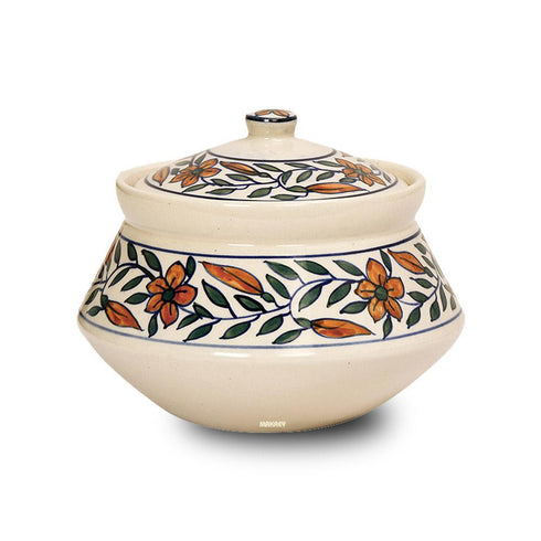Ceramic Biryani Handi Maurya w/Lid CMP-BL