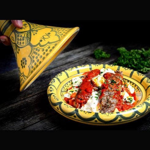 Ceramic Tagine Yellow Ptg