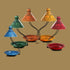 Ceramic Tagines w/WI Hanging Lid Stand