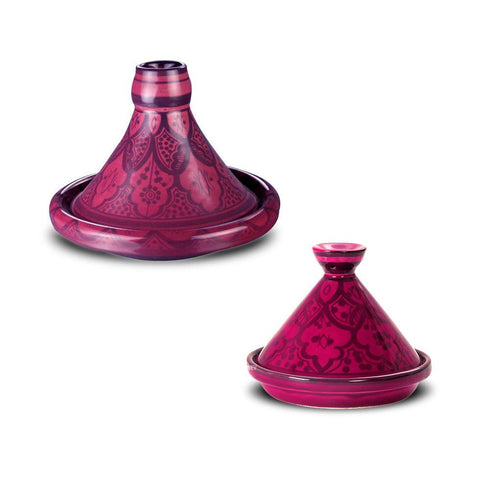 Ceramic Tagine Burgundy Ptg