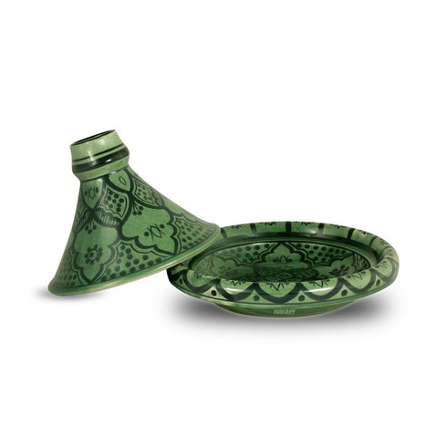 Ceramic Tagine Copper Green Ptg