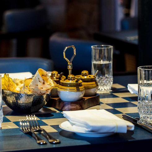 Ceramic Star Matki Martaban 2.5" Pickle Set