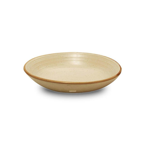 Ceramic Pasta Bowl Shallow Rippled CMD