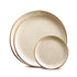 Ceramic Dinner Qtr Plates Coupe Rippled CMD