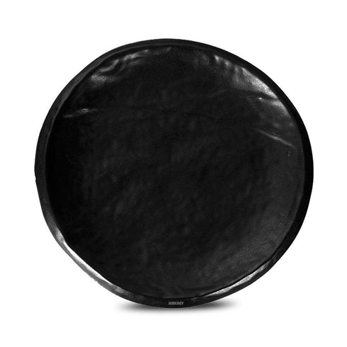 Ceramic Stone Dinner Qtr Plates (Diplomat) Blk Matt