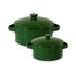 Ceramic Soup Bowl w-Lid/2Hdls Palam Green