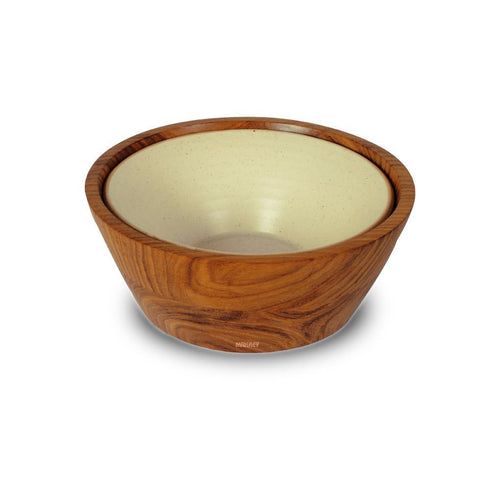 Ceramic Portion Japanese Bowl CMD w/Wood Covering