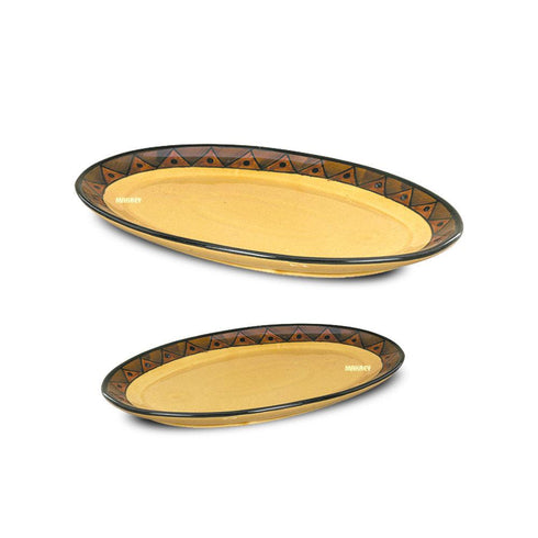Ceramic Oval Platter Coupe GYLM