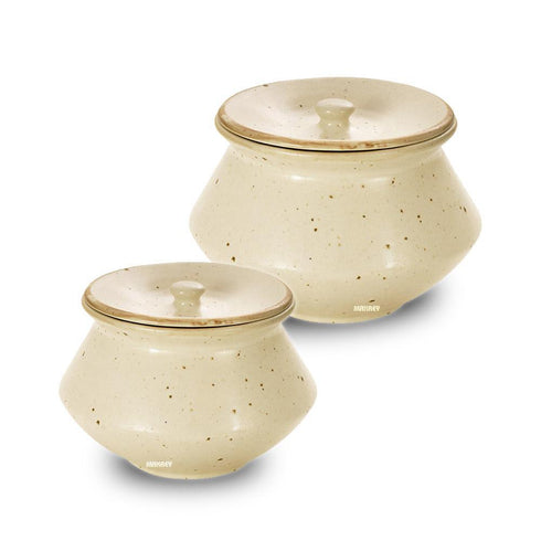 Ceramic Biryani Handi w/Lid CMD