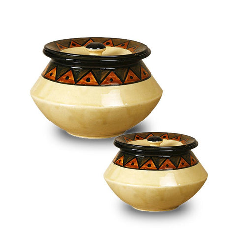 Ceramic Biryani Handi w/Lid GYLM