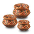 Ceramic Biryani Handi w/Lid Tc Ptg